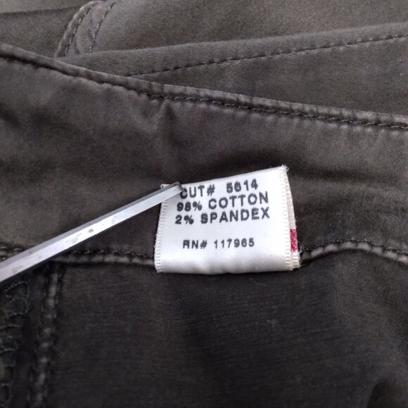 J Brand West Point Green Zipper Skinny Jeans Stretch Pants Size 26 - Picture 13 of 13